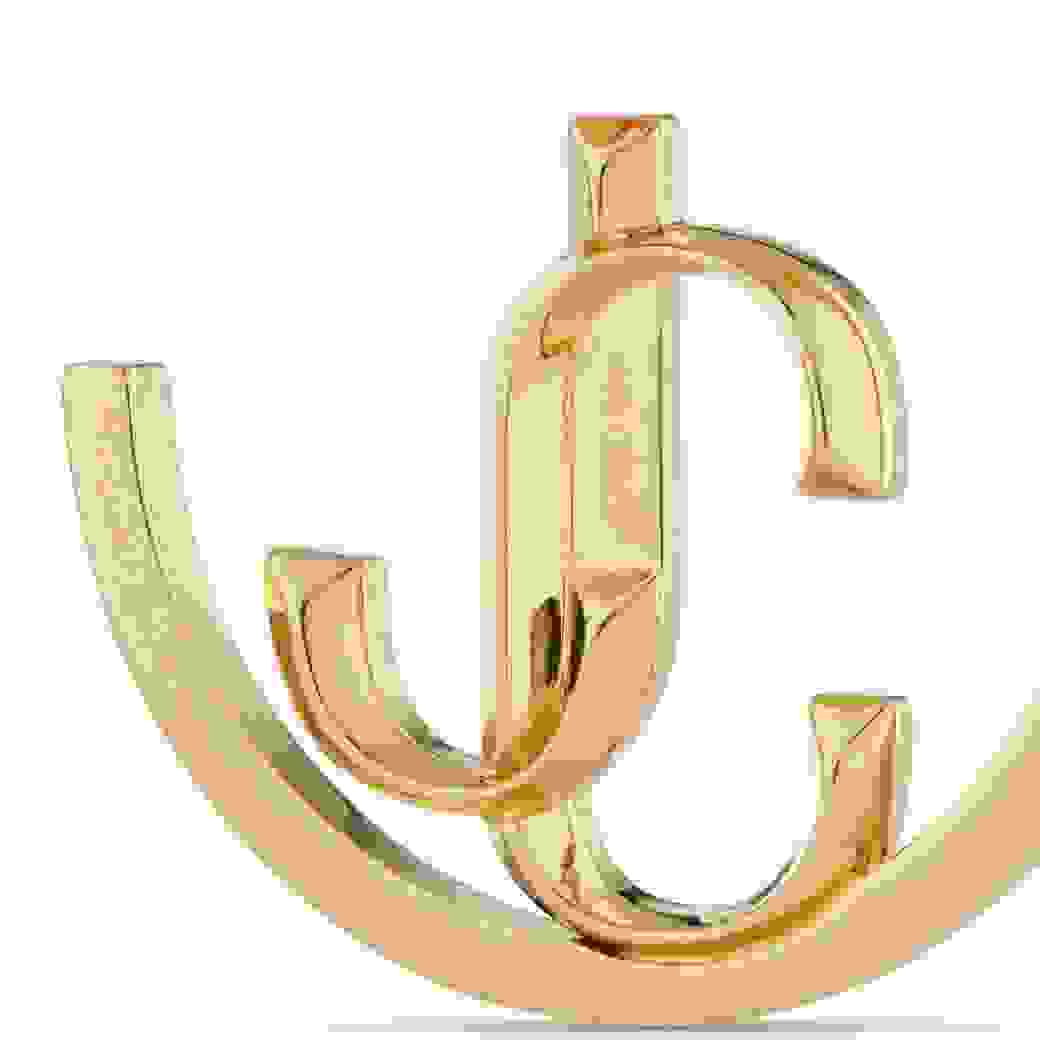 Jimmy Choo JC MONOGRAM HOOPS