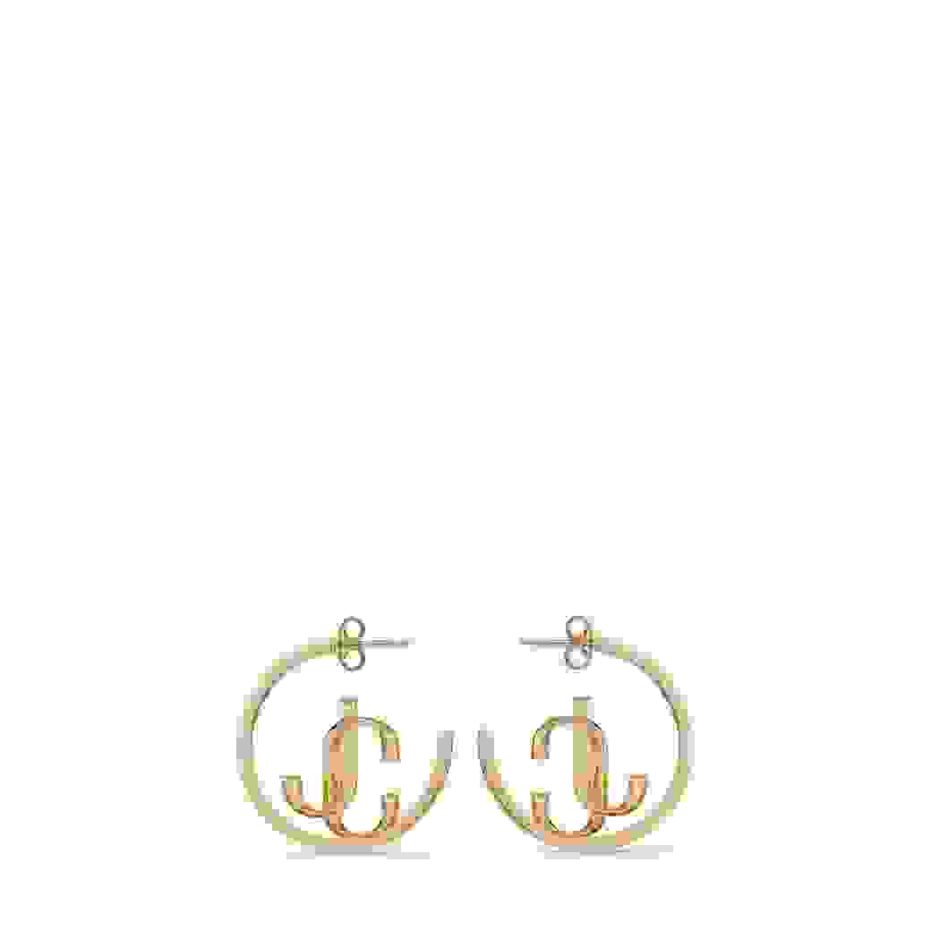 Jimmy Choo JC MONOGRAM HOOPS
