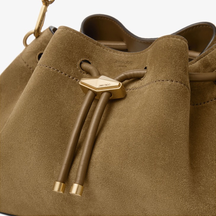 Jimmy Choo＊Cinch M スエード ハンドバッグ＊送料込 Cinch M | Tan Suede Bag | JIMMY CHOO