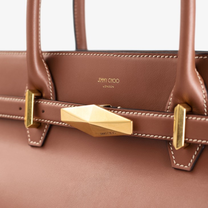 Jimmy Choo Diamond Belted Top Handle M