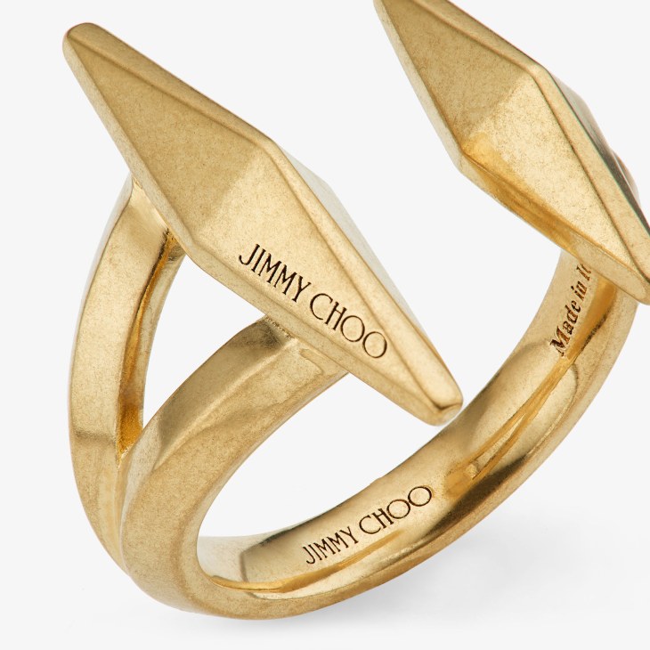 Jimmy Choo Double Diamond Ring