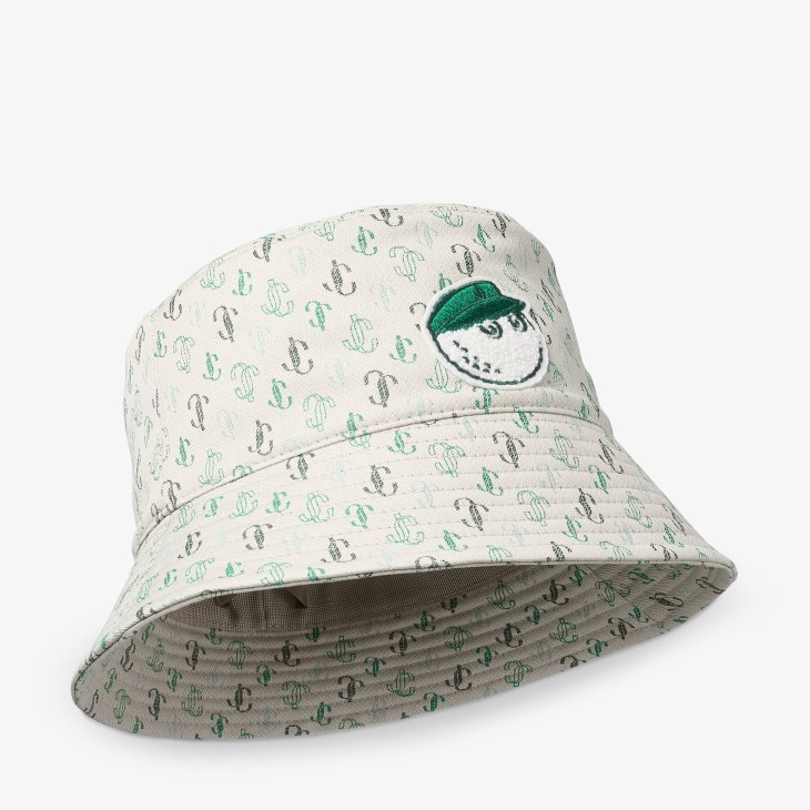 Jimmy Choo Jimmy Choo / Malbon 2.0 Monogram Bucket Hat