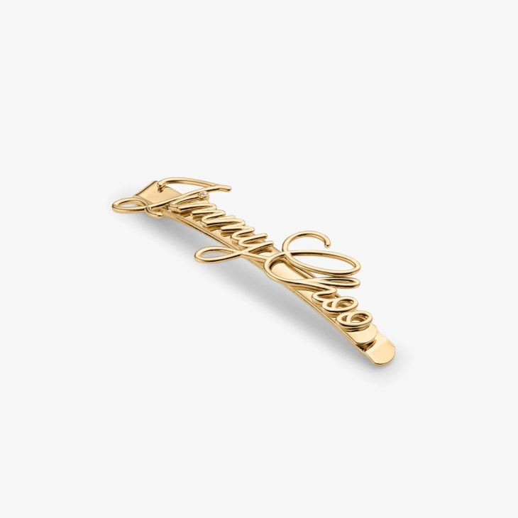 Jimmy Choo Logo Script Hairpin