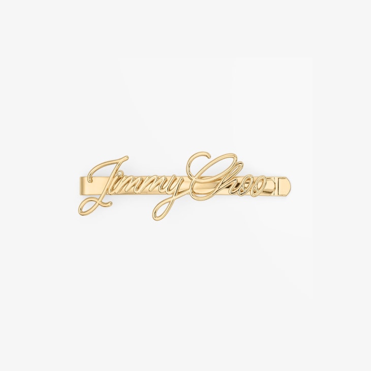 Jimmy Choo Logo Script Hairpin