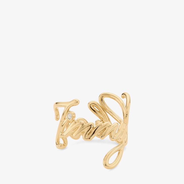 Jimmy Choo Logo Script Ring