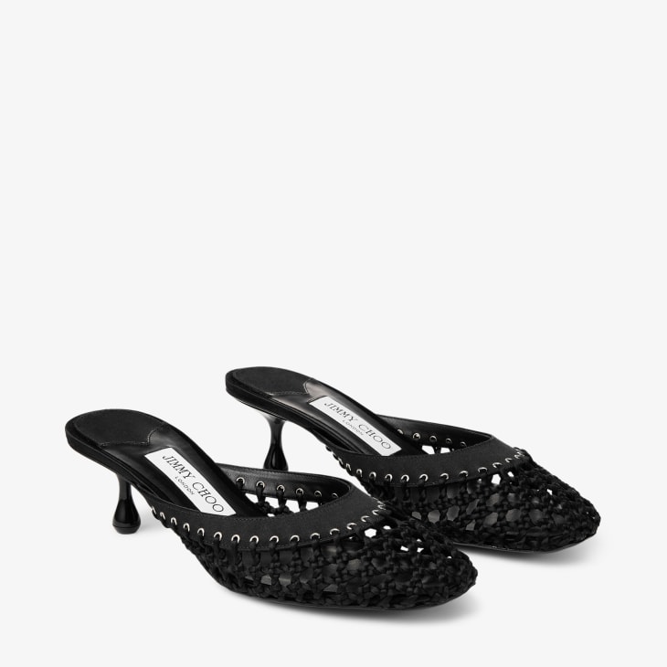 Jimmy Choo Pixie Mule Woven 50
