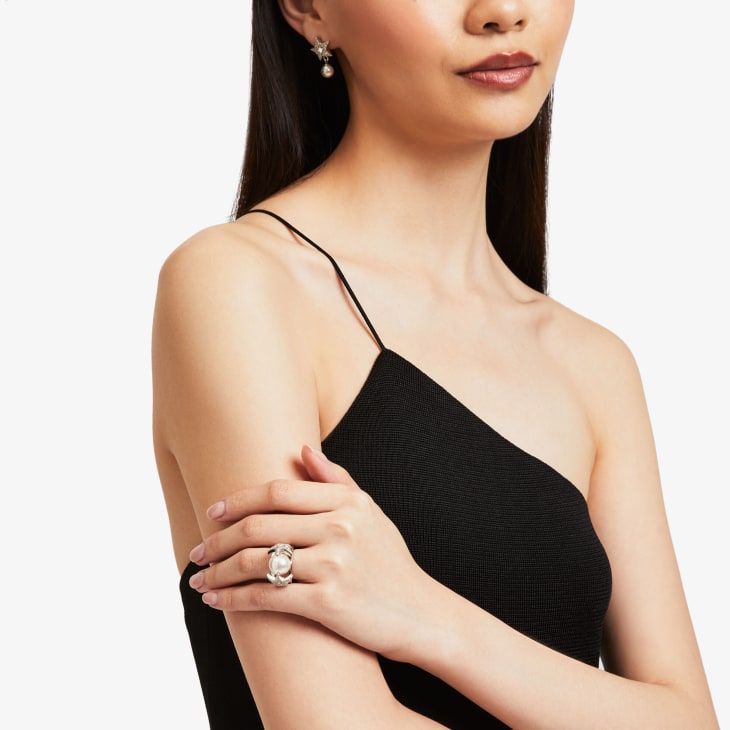 Jimmy Choo クリスタル スター リング