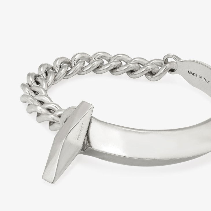 Jimmy Choo ダイヤモンド カフ チェーン ブレスレット