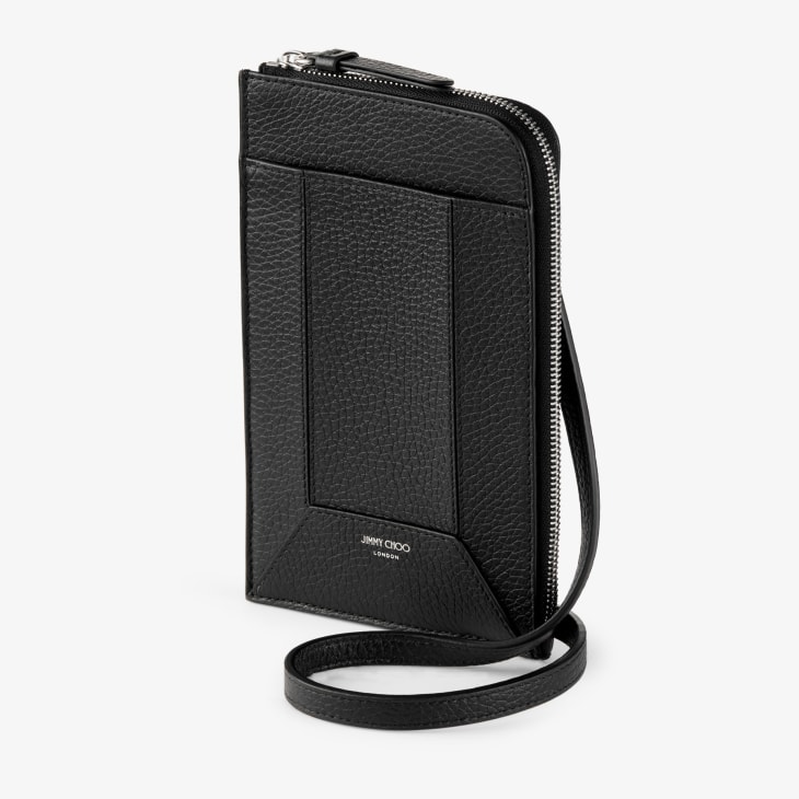 Jimmy Choo ダイヤモンド ジップ フォンホルダー M