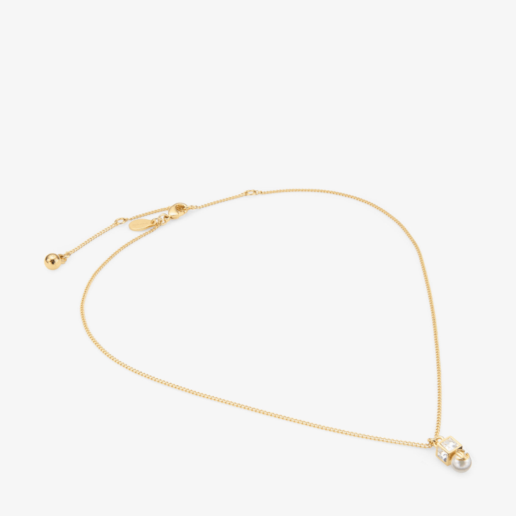 Jimmy Choo JC パール キューブ ペンダント