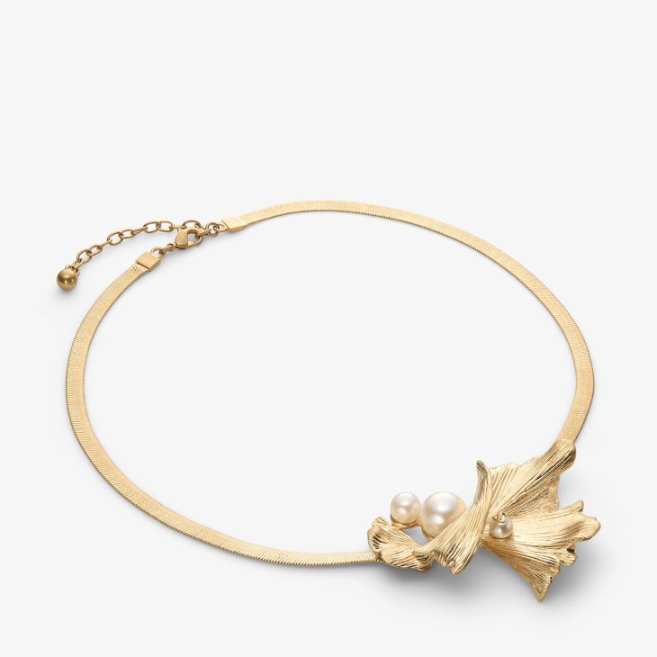 Jimmy Choo ウェーブ パール ネックレス