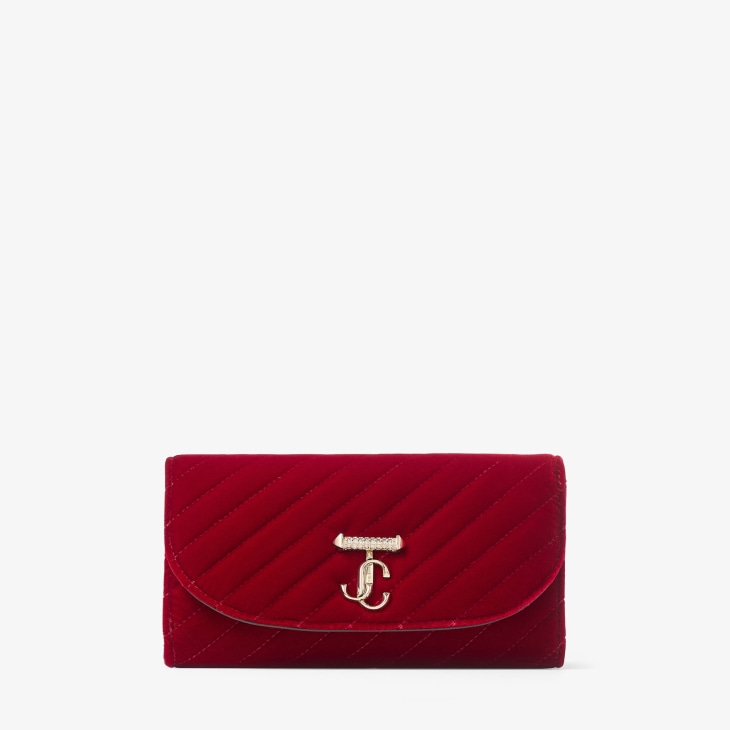 Jimmy Choo Curve Wallet With Chain