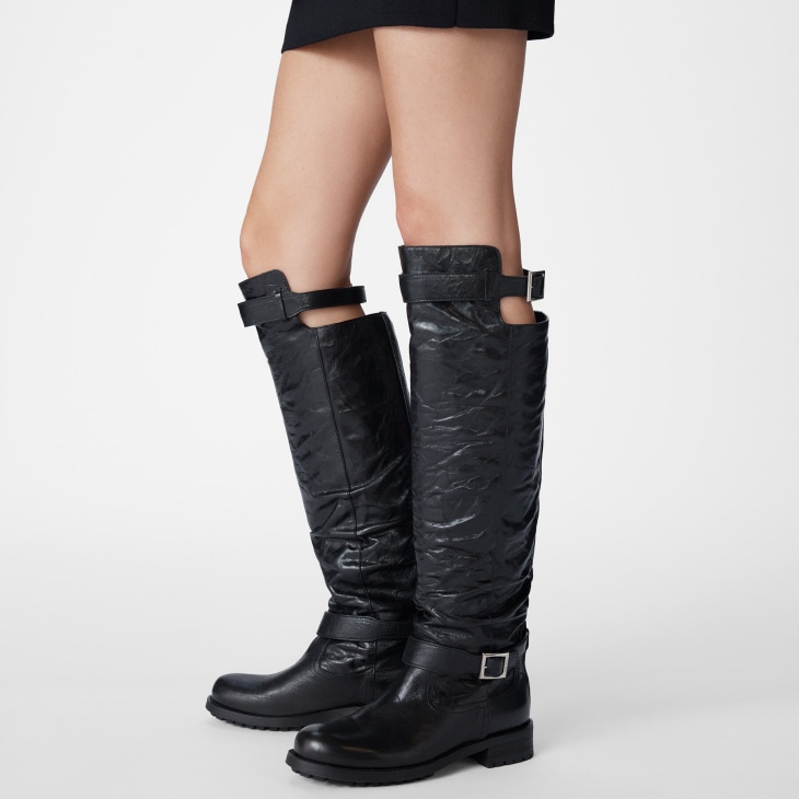 Jimmy Choo Biker Knee Boot