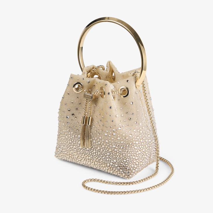 JIMMY CHOO ボンボン ゴールド バケツ型バッグ ボンボン コレクション | 巾着バケツバッグ｜ジミー チュウ