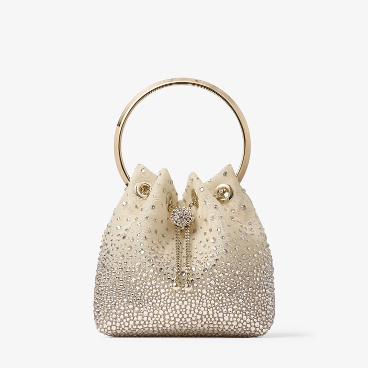 Borsa Da Sera Con Strass Oro - Pochette Lucida Vintage Con Tracolla - Per Matrimoni, Balli E Feste Gatsby