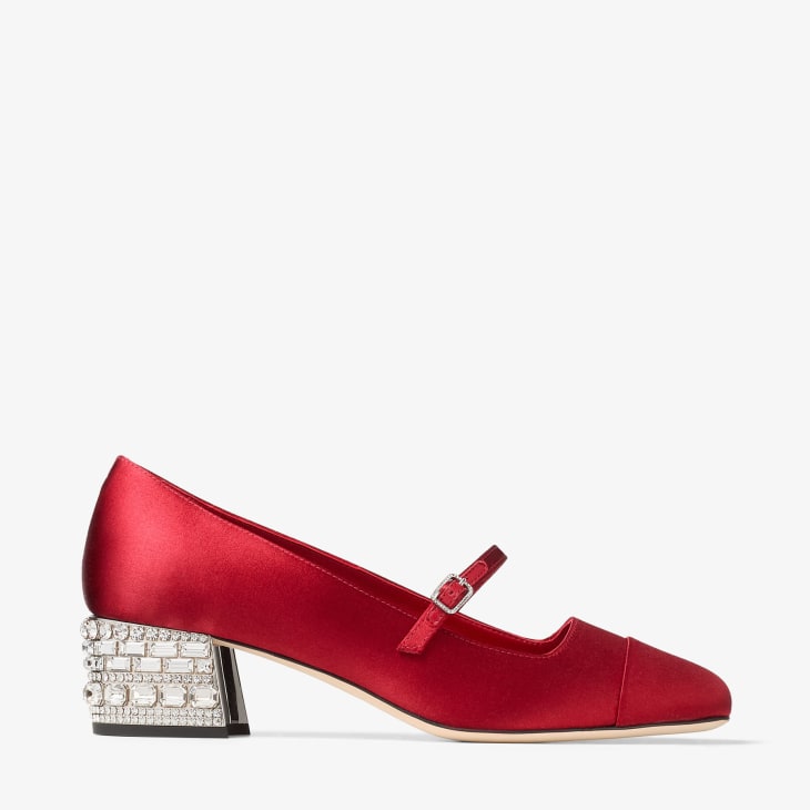 Jimmy Choo Elisa Crystal 45