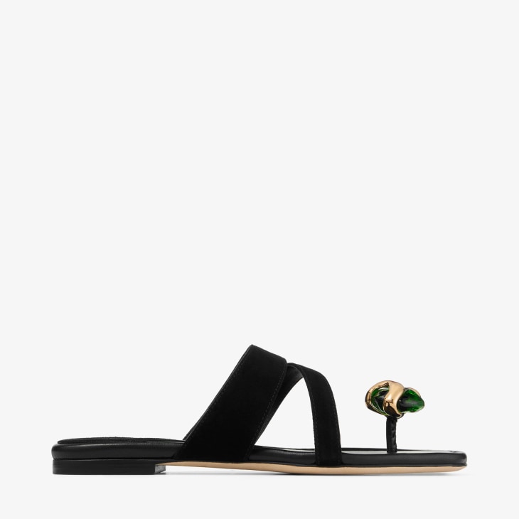 Jimmy Choo Emeri Stone Flat