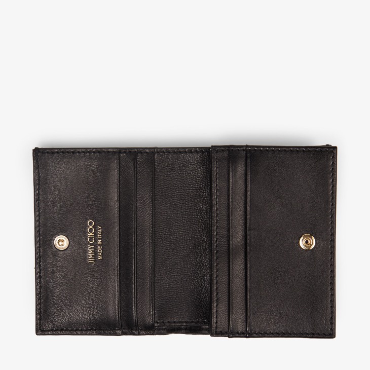 Jimmy Choo Leather Wallet in Black Womens Accessories Wallets and cardholders 