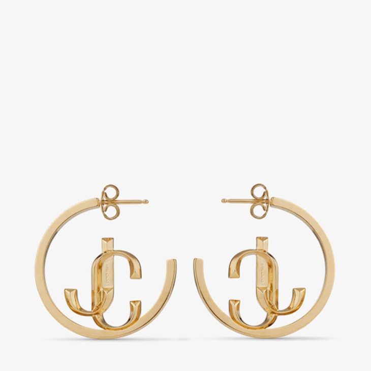 Jimmy Choo JC Monogram Hoops