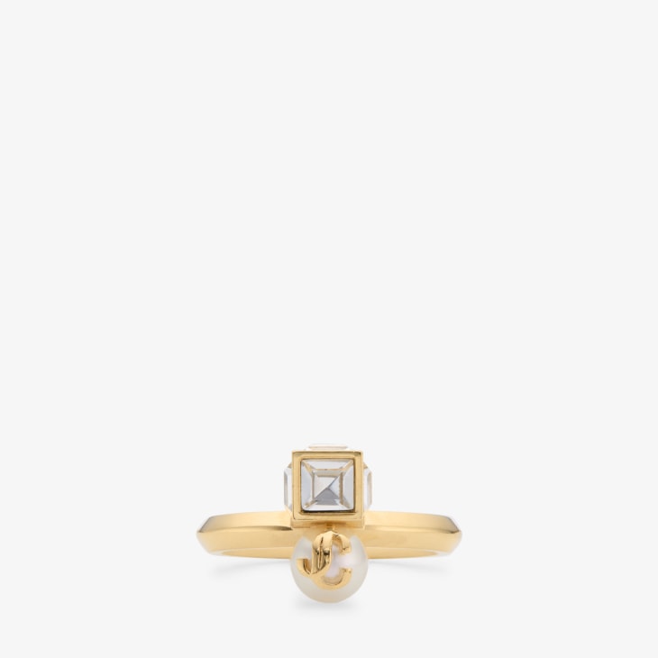 Jimmy Choo JC Pearl Cube Ring