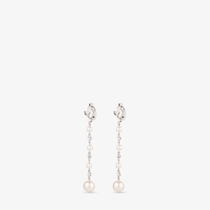 Jimmy Choo Pearl Drop Clip On