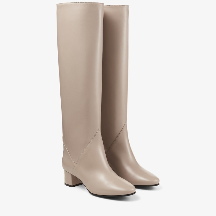 Jimmy choo beige boots clearance