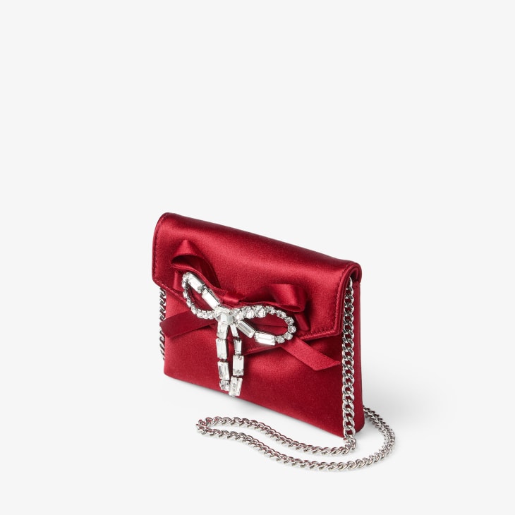 Jimmy Choo Soft Card Holder With Chain