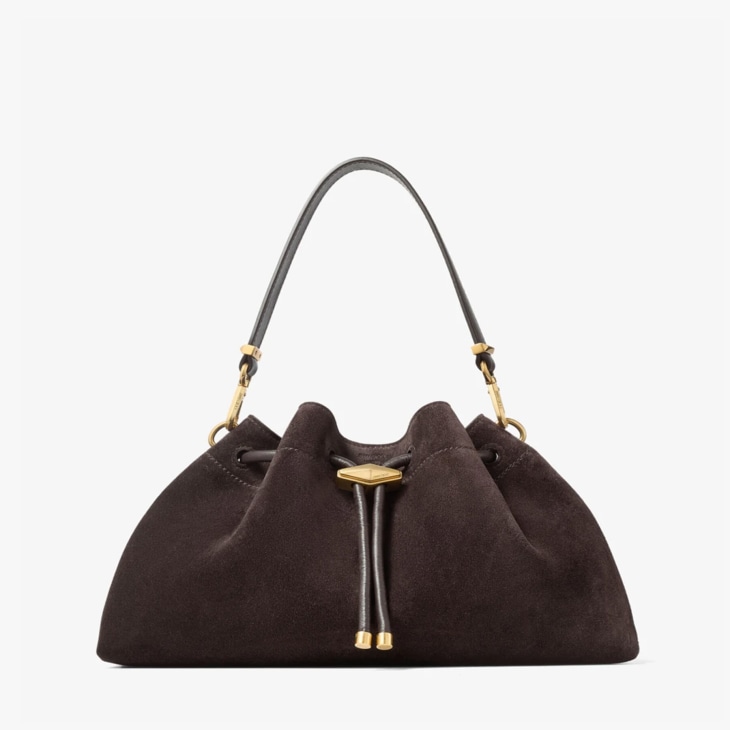 JIMMY CHOO 2way スパンコール ショルダー&クラッチバッグ JIMMY CHOO ジミーチュウ スタースタッズ 型押しレザー クラッチ
