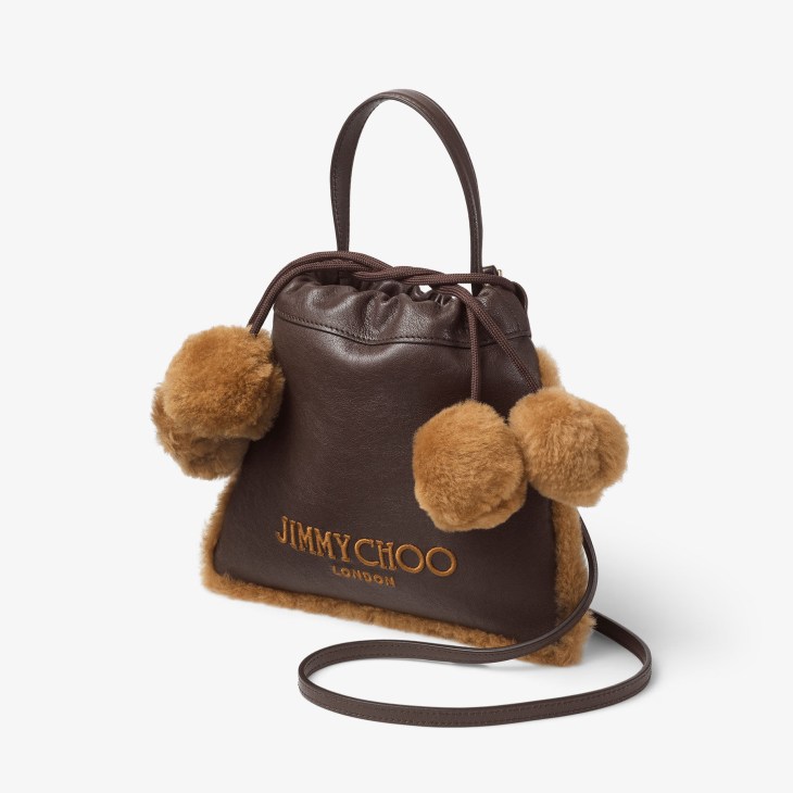 Jimmy Choo Drawstring Pouch Top Handle