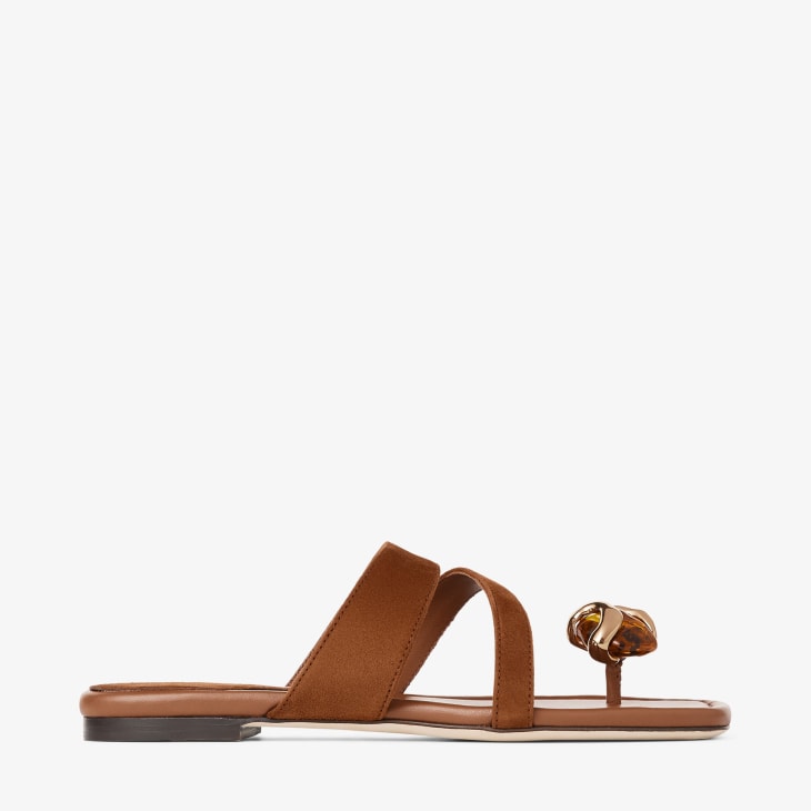 Jimmy Choo Emeri Stone Flat