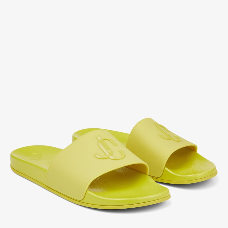 Mens Shoes Sandals Jimmy Choo port Rubber Slides in Black for Men slides and flip flops Leather sandals Save 10% 