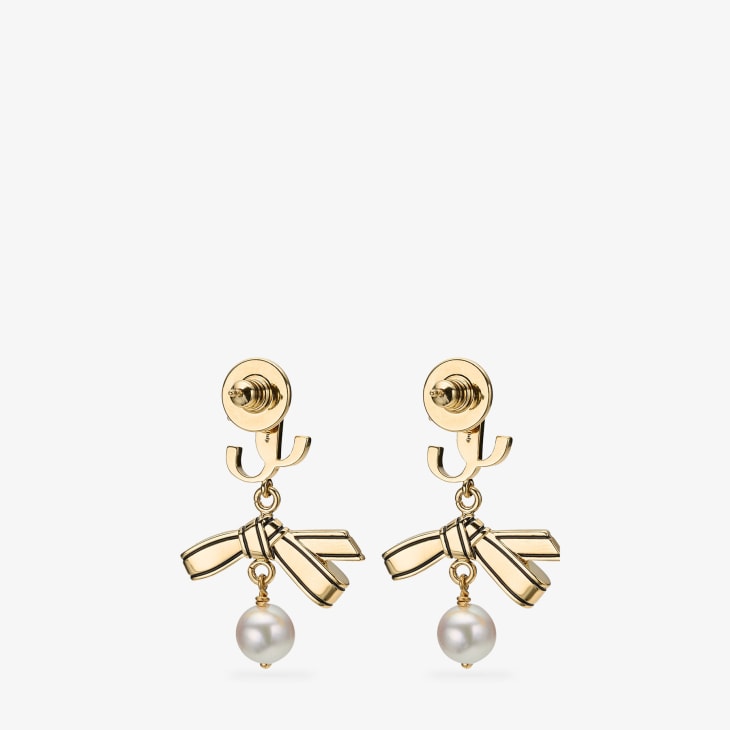Jimmy Choo Ribbon Pearl Earring