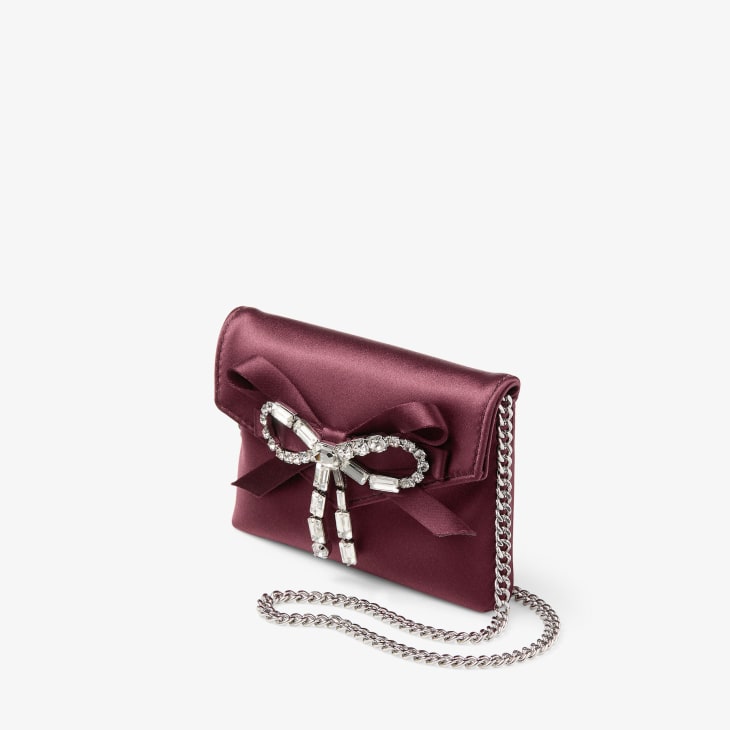Jimmy Choo Soft Card Holder With Chain