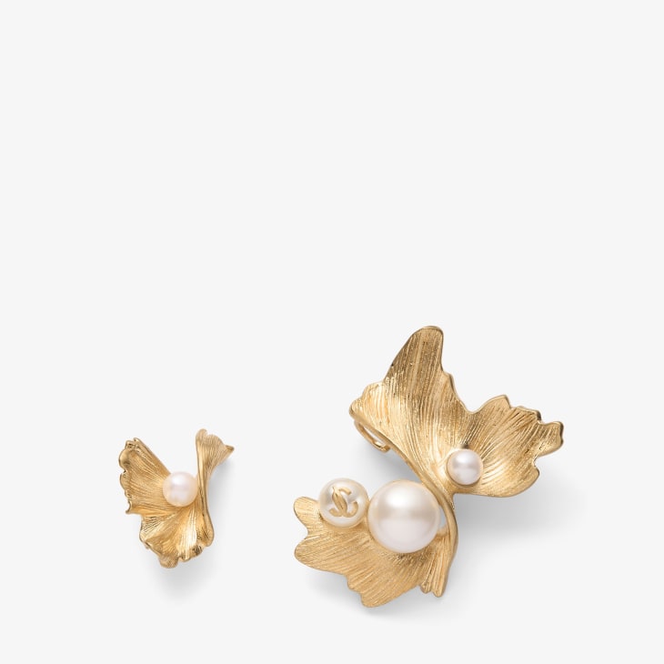 Jimmy Choo Wave Pearl Earrings