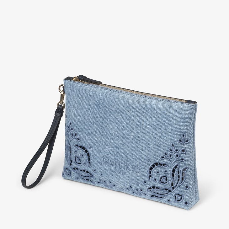 Jimmy Choo Zipped Flat Pouch