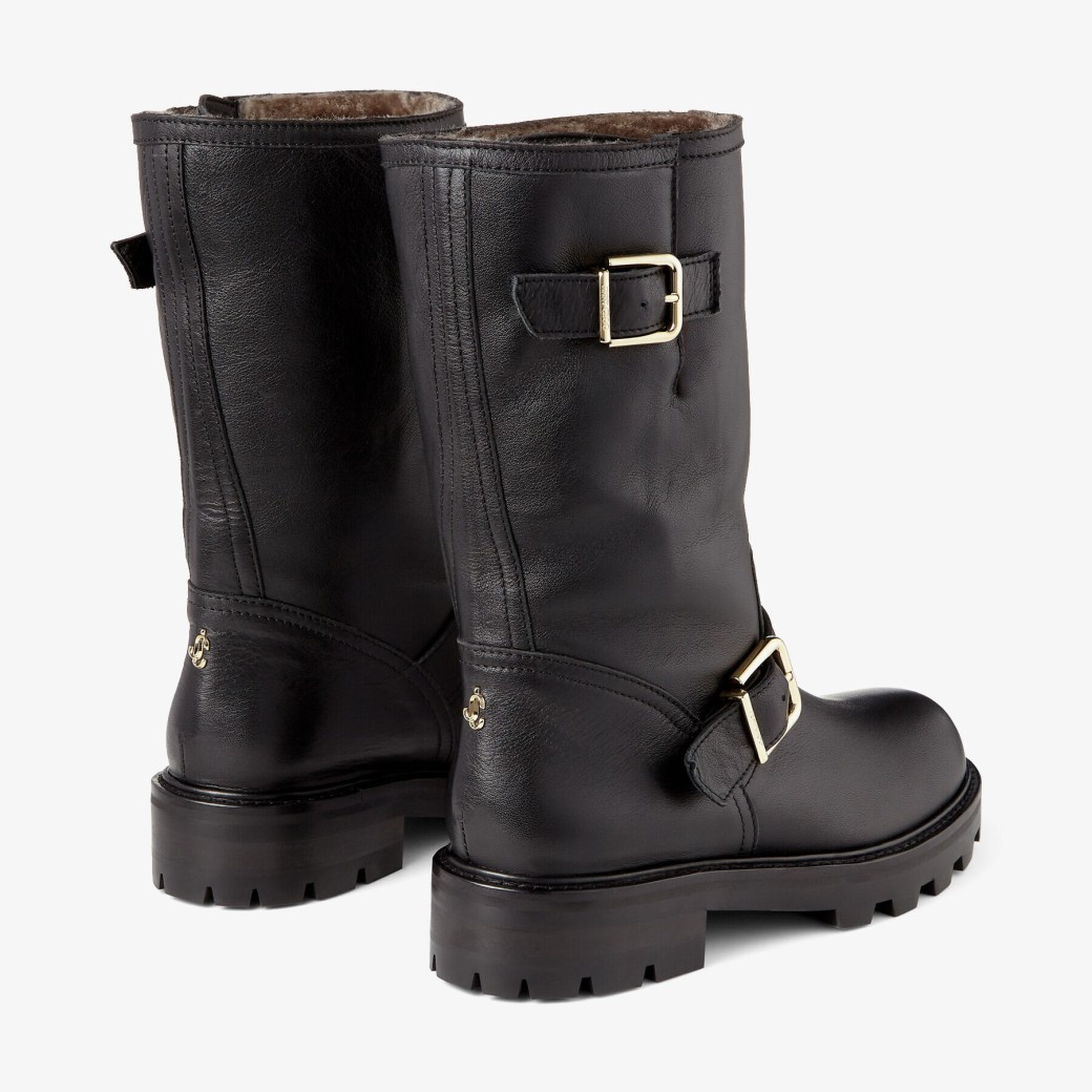 Jimmy Choo Biker II Shearling