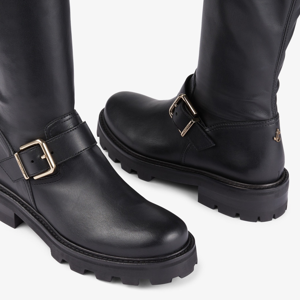 Jimmy Choo Biker II Over The Knee Flat