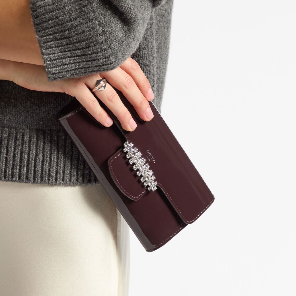 Jimmy Choo Bing Wallet With Chain