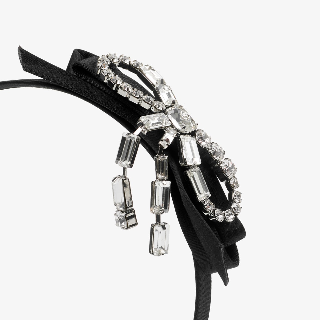Jimmy Choo Crystal Bow Headband