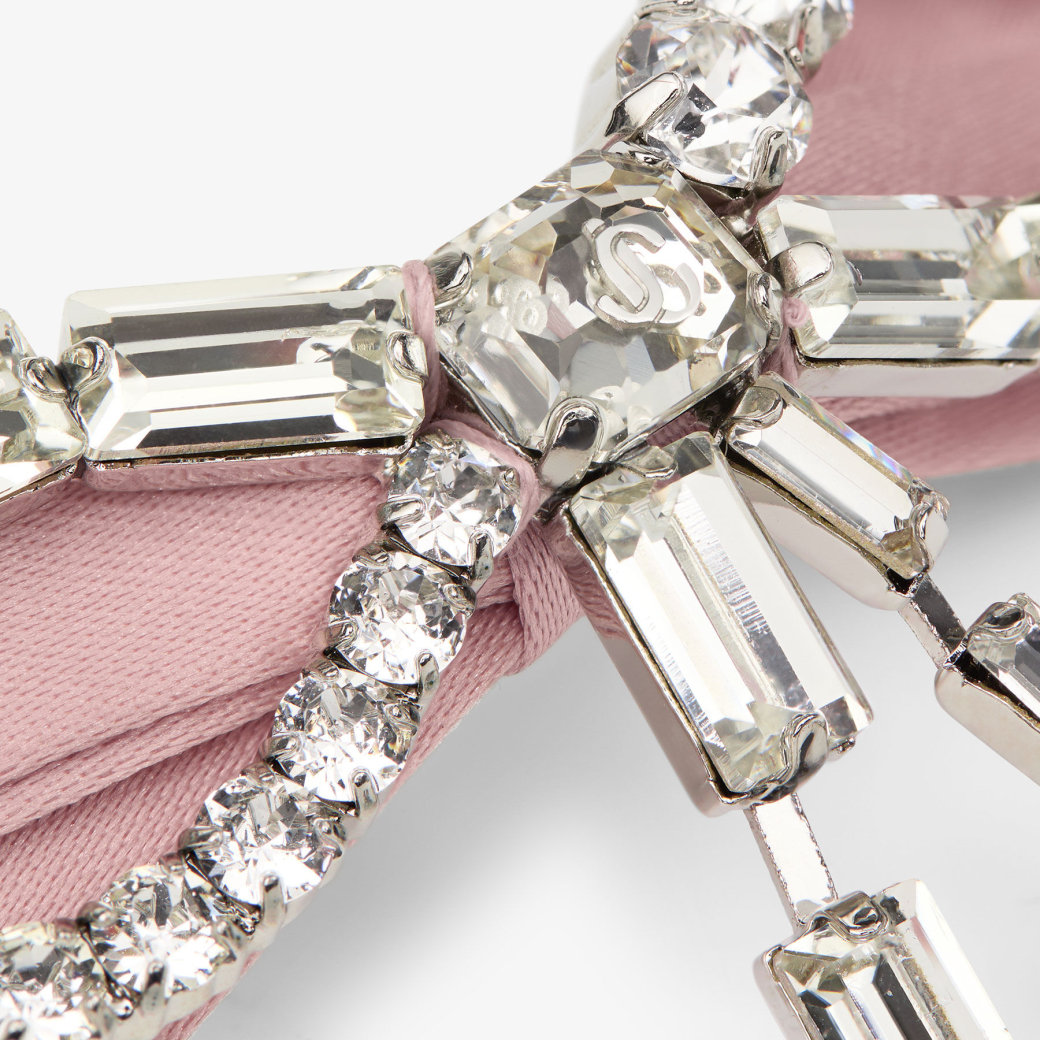 Jimmy Choo Crystal Bow Slide