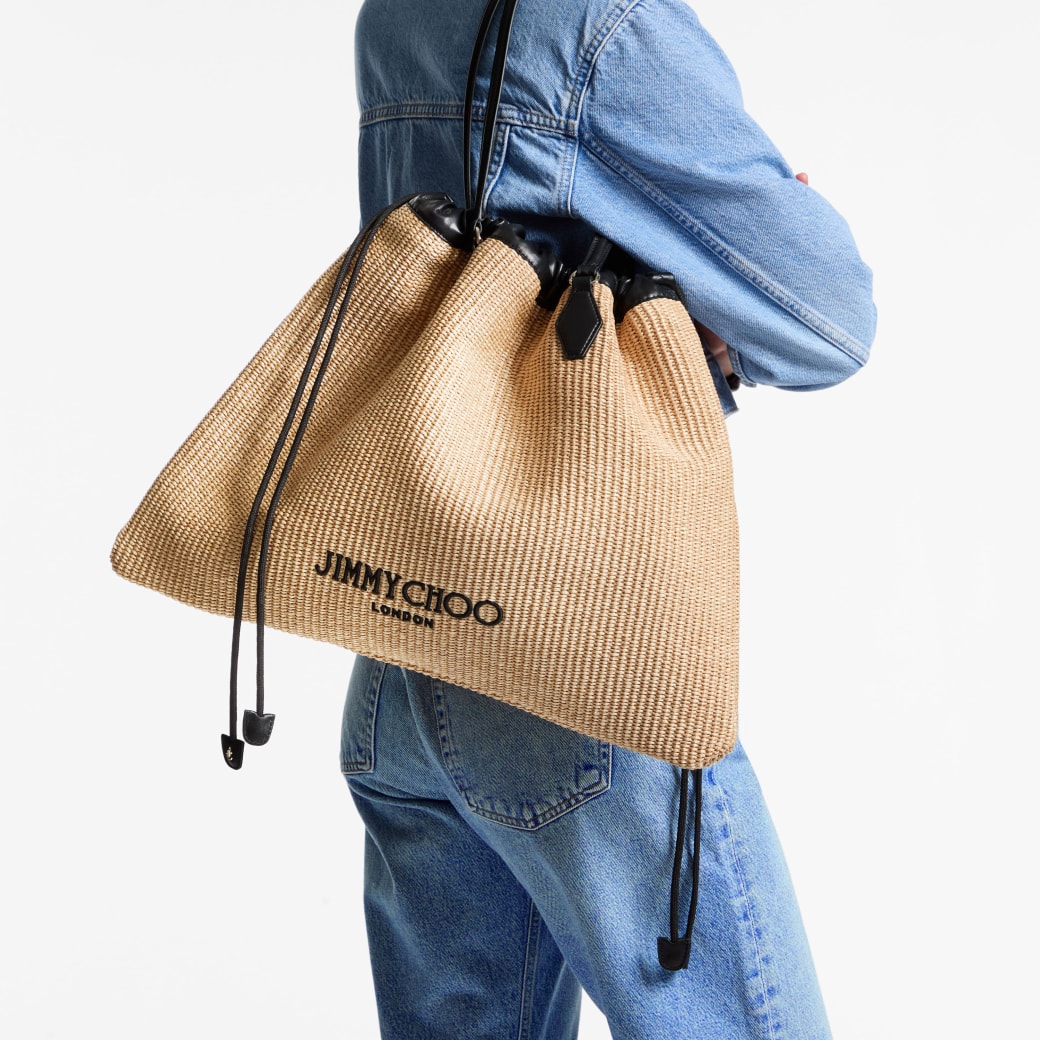 Jimmy Choo Drawstring Tote Large