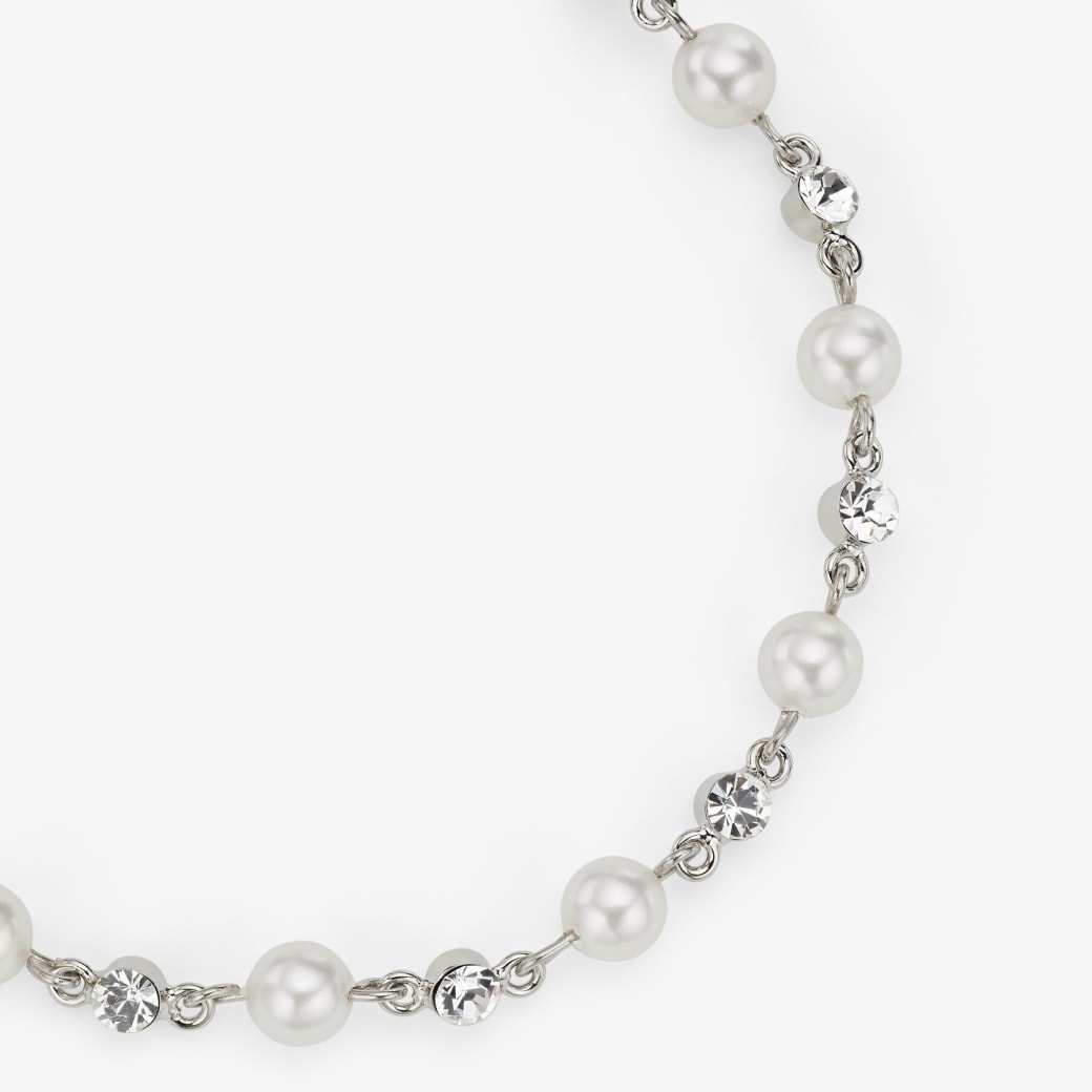 Jimmy Choo Pearl Crystal Anklet
