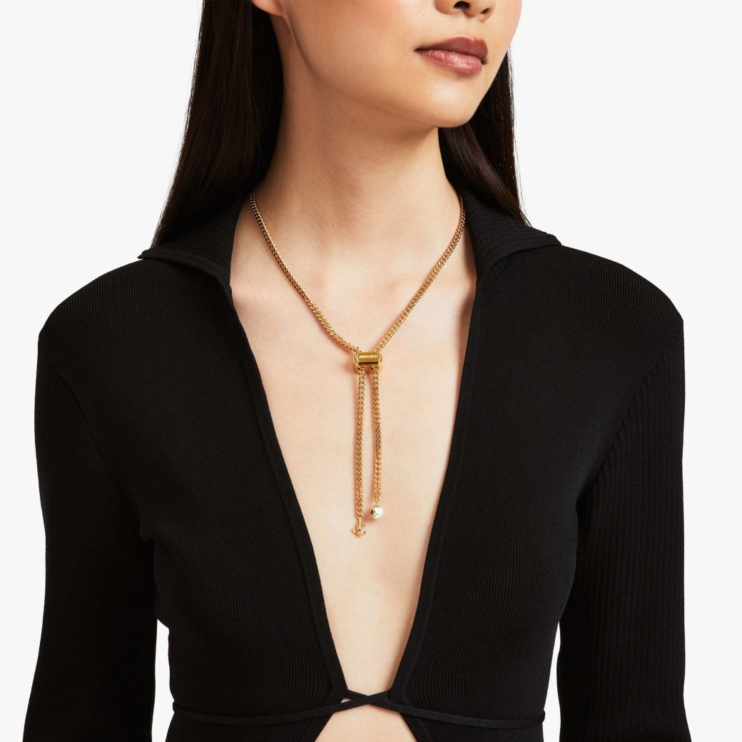 Jimmy Choo ボン ボン ネックレス