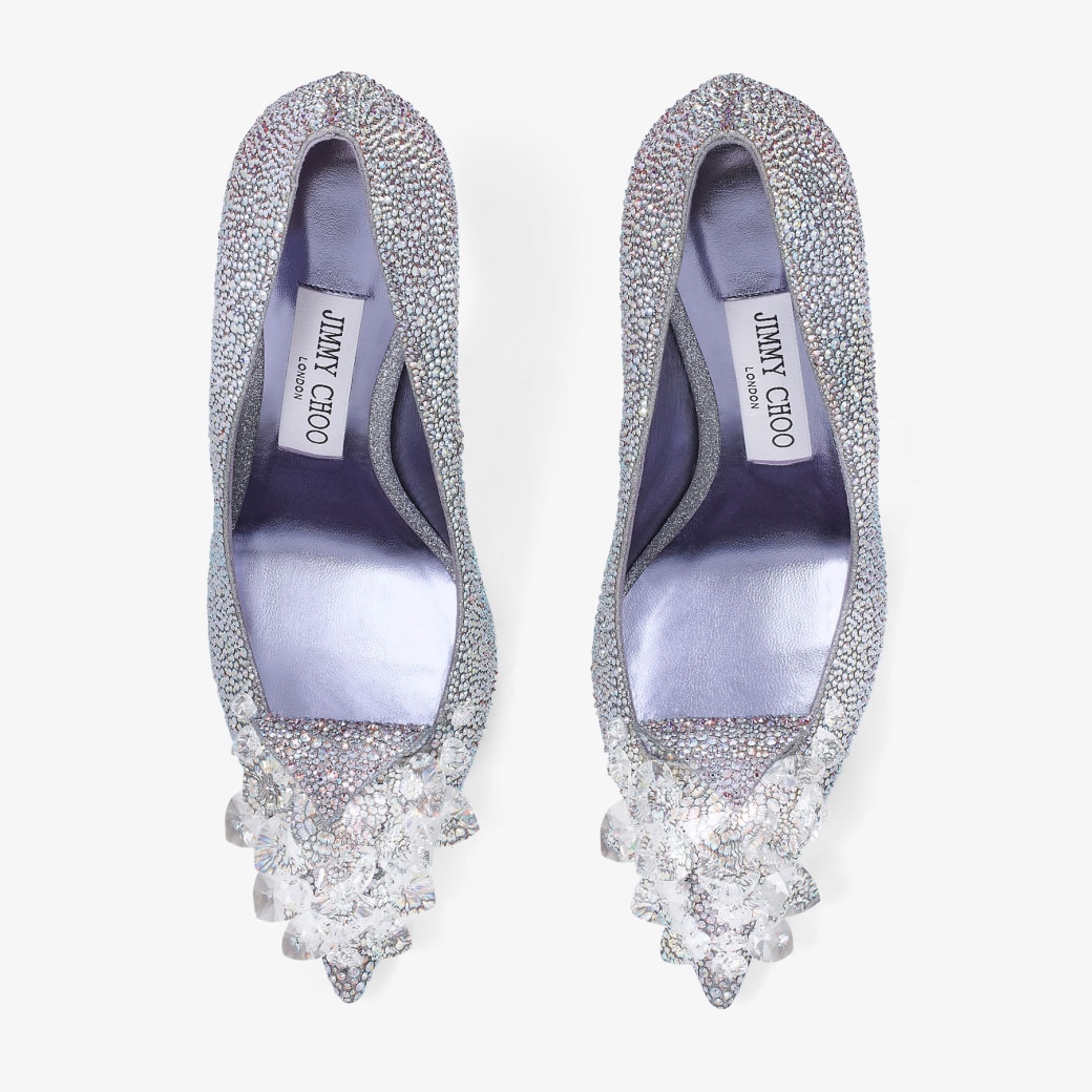 Jimmy Choo クリスタル スリッパ 85