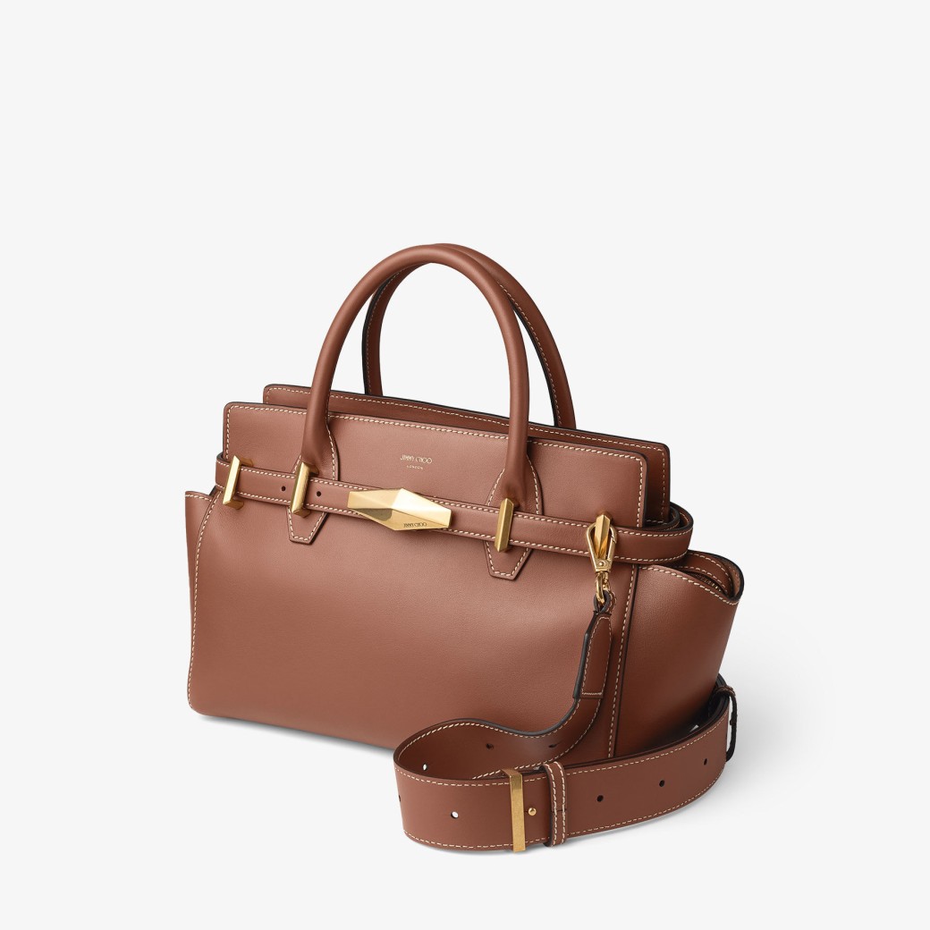 Jimmy Choo ダイアモンド ベルテッド トップハンドル  S