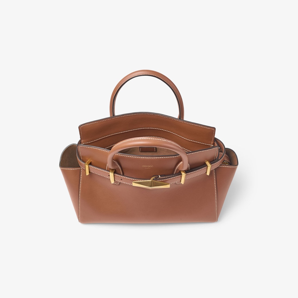 Jimmy Choo ダイアモンド ベルテッド トップハンドル  S
