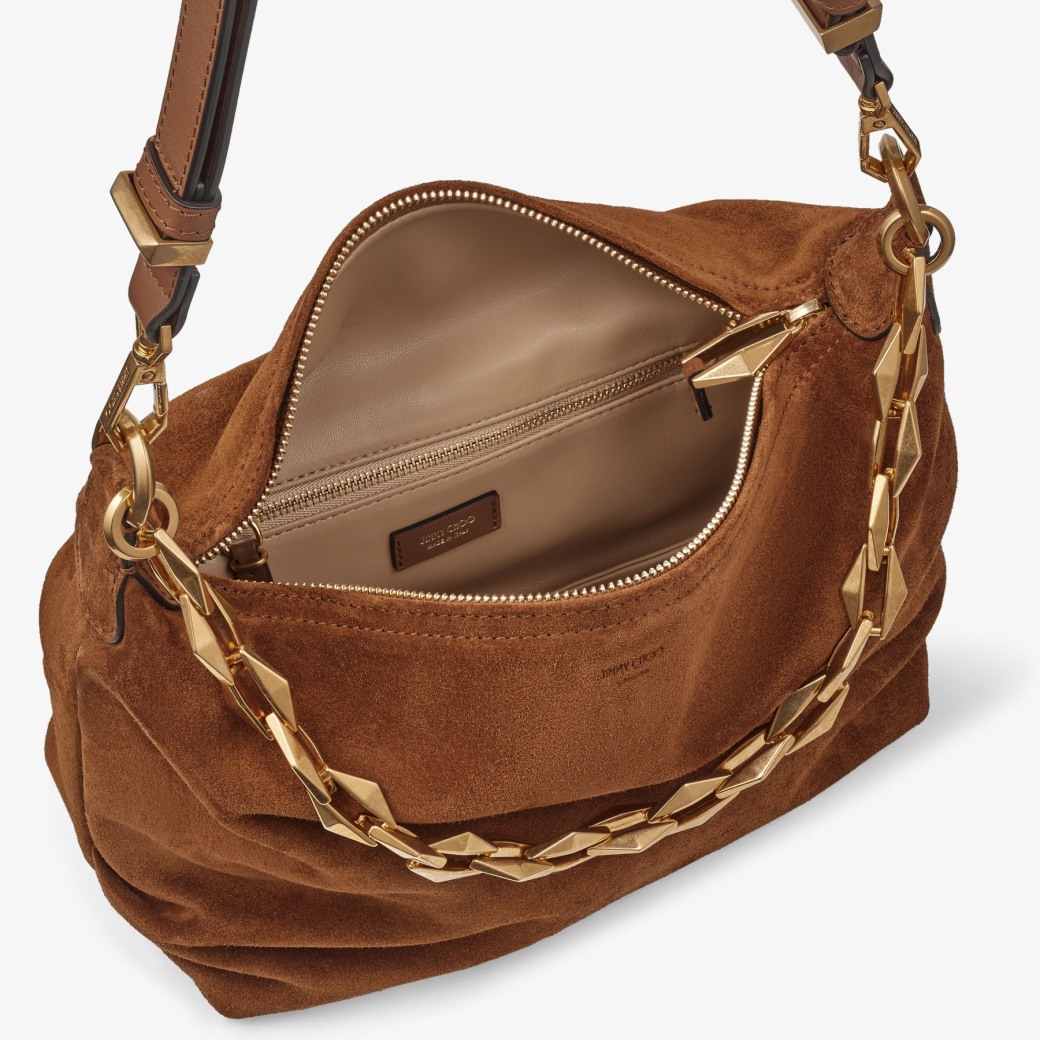 Jimmy Choo ダイヤモンド ソフト ホーボー S