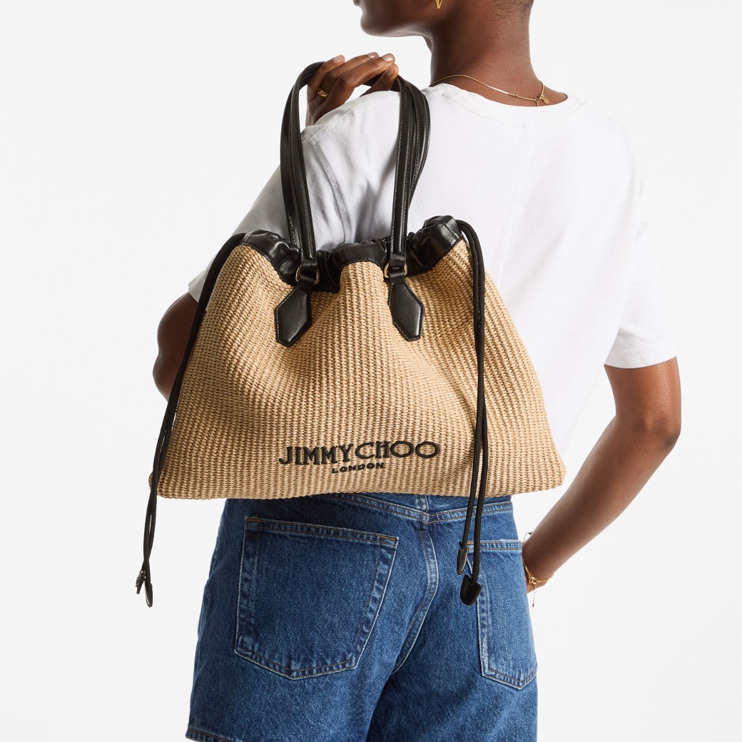 Jimmy Choo ドローストリング トート M