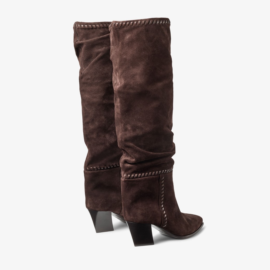 Jimmy Choo ハートステッチ・ニーブーツ 60
