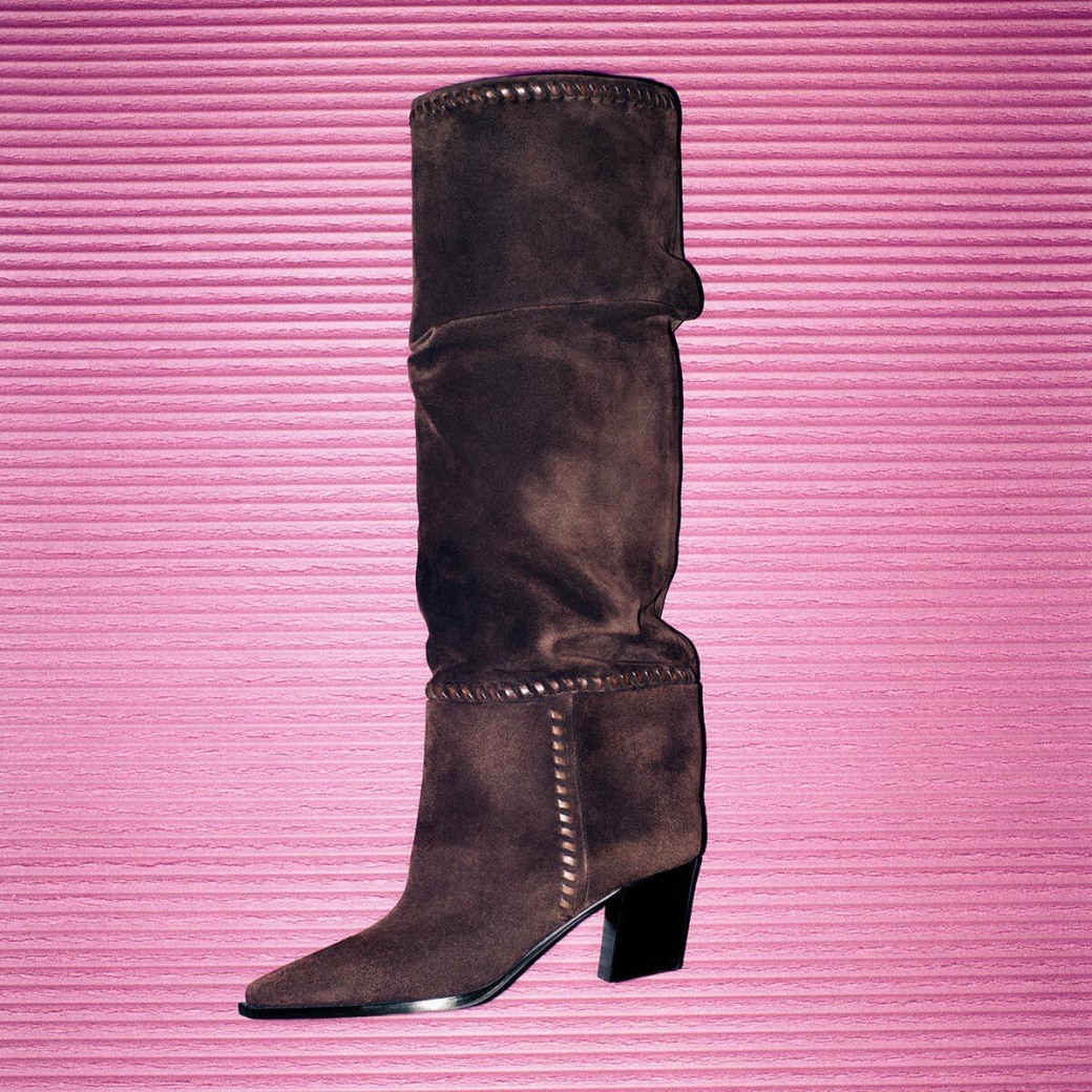 Jimmy Choo ハートステッチ・ニーブーツ 60